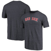 Boston Red Sox Team Wordmark Tri-Blend T-Shirt Navy