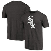 Chicago White Sox Team Wordmark Tri-Blend T-Shirt Black