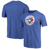 Toronto Blue Jays Team Wordmark Tri-Blend T-Shirt Royal