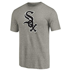 Chicago White Sox Team Wordmark Tri-Blend T-Shirt Gray