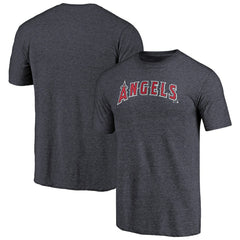 Los Angeles Angels Team Wordmark Tri-Blend T-Shirt Navy