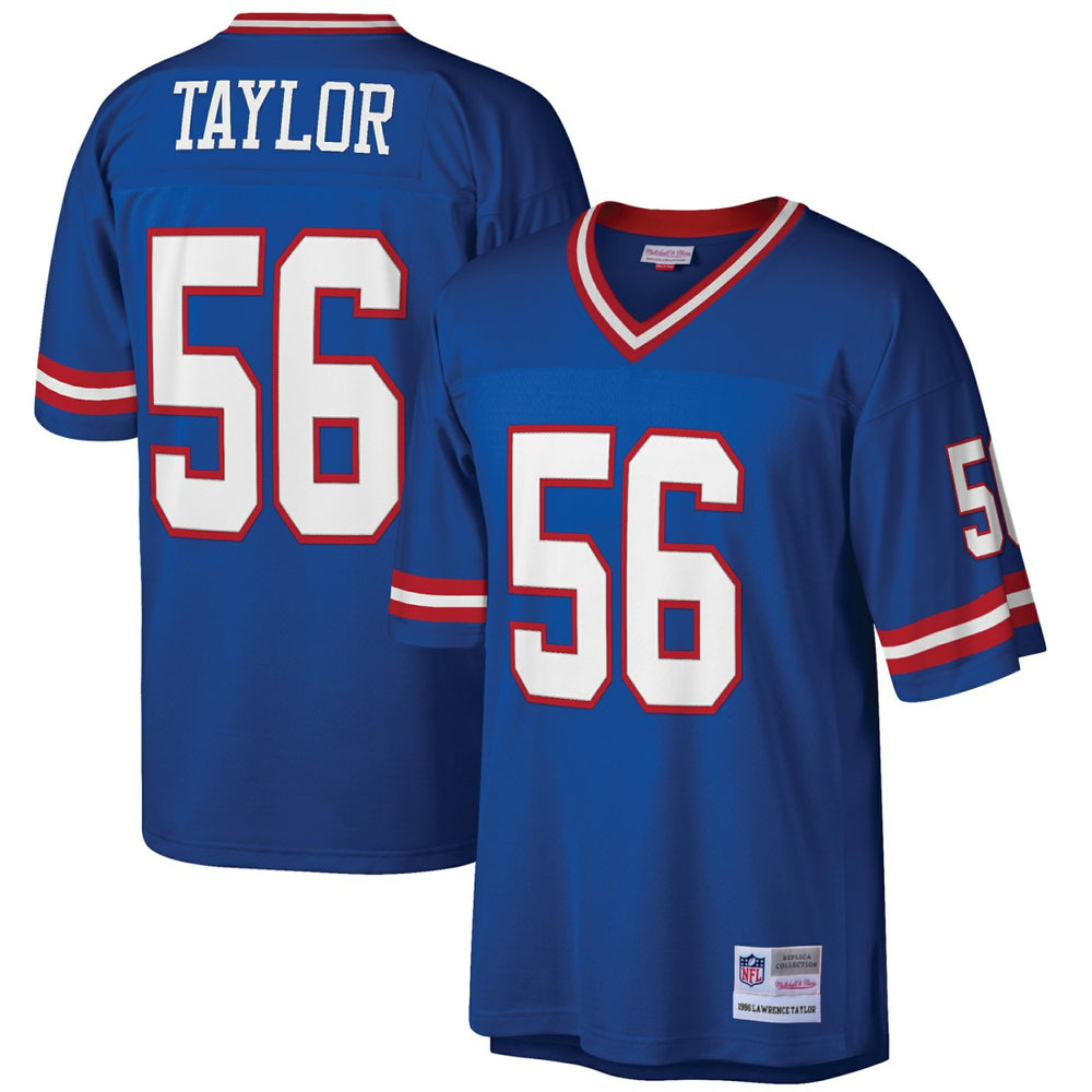 Lawrence Taylor New York Giants Big & Tall 1986 Retired Player Replica Jersey - Royal discount