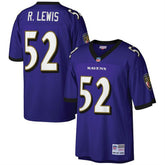 Ray Lewis Baltimore Ravens Big & Tall 2000 Retired Player Replica Jersey - Purple on sale
