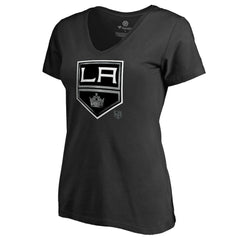 Los Angeles Kings Women's Core Smoke V-Neck T-Shirt - Black T-shirts