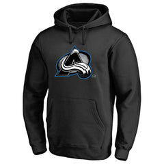 Colorado Avalanche Core Smoke Pullover Hoodie - Black Hoodies