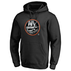 New York Islanders Core Smoke Pullover Hoodie - Black Hoodies
