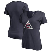 Colorado Avalanche Women's Team Alternate V-Neck T-Shirt - Navy T-shirts