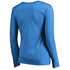 St. Louis Blues Women's Team Alternate Long Sleeve V-Neck T-Shirt - Blue T-shirts