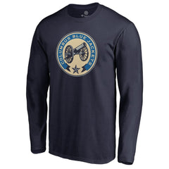 Columbus Blue Jackets Team Alternate Long Sleeve T-Shirt - Navy T-shirts