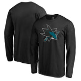 San Jose Sharks Team Alternate Long Sleeve T-Shirt - Black T-shirts