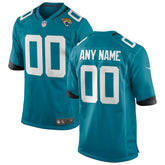 Jacksonville Jaguars Youth Custom Game Jersey - Teal on sale