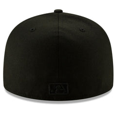 Miami Marlins 2019 Black-on-Black 59FIFTY Fitted Hat Black