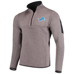 Detroit Lions Antigua Fortune Quarter-Zip Pullover Jacket - Charcoal outlet