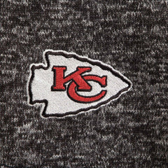 Kansas City Chiefs Antigua Fortune Quarter-Zip Pullover Jacket - Heather Black outlet