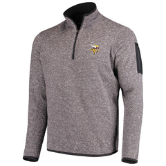 Minnesota Vikings Antigua Fortune Quarter-Zip Pullover Jacket - Charcoal online