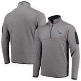 Tennessee Titans Antigua Fortune Quarter-Zip Pullover Jacket - Charcoal discount