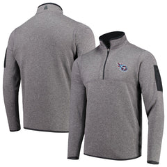 Tennessee Titans Antigua Fortune Quarter-Zip Pullover Jacket - Charcoal discount