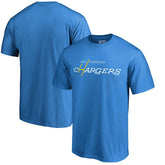Los Angeles Chargers Multi Color Vintage Logo T-Shirt - Powder Blue online