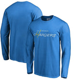 Los Angeles Chargers Multi Color Vintage Logo Long Sleeve T-Shirt - Powder Blue outlet