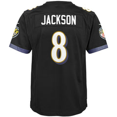 Lamar Jackson Baltimore Ravens Youth Game Jersey - Black sale