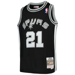 Tim Duncan San Antonio Spurs Youth Swingman Throwback Jersey - Black shop
