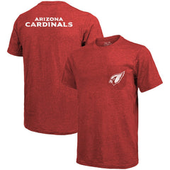Arizona Cardinals Majestic Threads Tri-Blend Pocket T-Shirt - Cardinal cheap