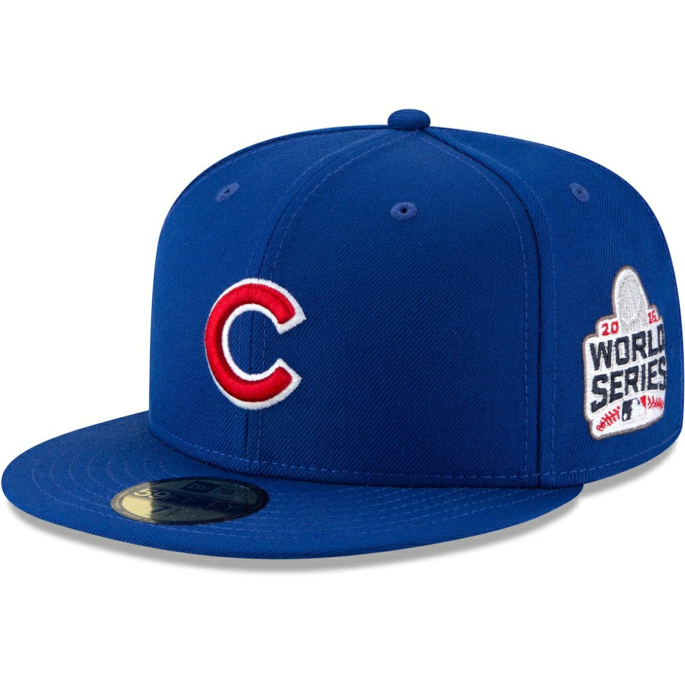 Chicago Cubs 2016 World Series Wool 59FIFTY Fitted Hat Royal