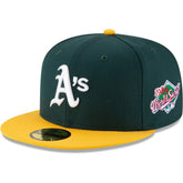 Athletics 1989 World Series Wool 59FIFTY Fitted Hat Green