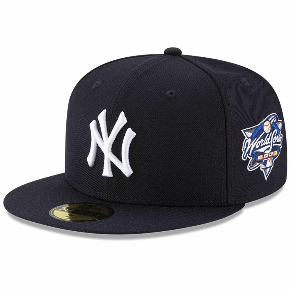 New York Yankees 2000 World Series Wool 59FIFTY Team Fitted Hat Navy