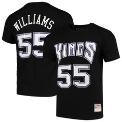 Jason Williams Sacramento Kings Hardwood Classics Team Name & Number T-Shirt - Black cheap