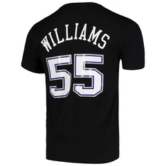 Jason Williams Sacramento Kings Hardwood Classics Team Name & Number T-Shirt - Black cheap