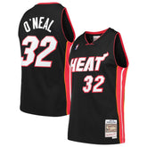 Shaquille O'Neal Miami Heat Hardwood Classics Swingman Jersey - Black discount