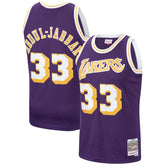 Kareem Abdul-Jabbar Los Angeles Lakers Hardwood Classics Swingman Jersey - Purple online