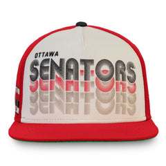 Ottawa Senators Fanatics True Classic Snapback Hat - Cream/Red Hats