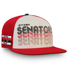 Ottawa Senators Fanatics True Classic Snapback Hat - Cream/Red Hats