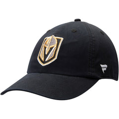 Vegas Golden Knights Fanatics Primary Logo Fundamental Core Adjustable Hat - Black Hats