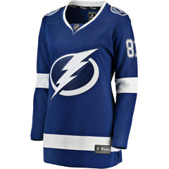 Erik Cernak Tampa Bay Lightning Fanatics Women's Home Breakaway Player Jersey - Blue Jerseys