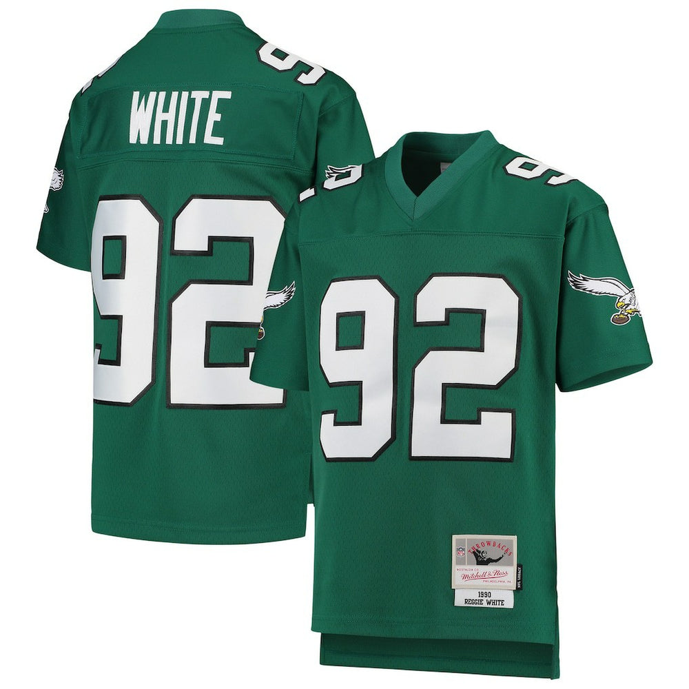 Reggie White Philadelphia Eagles Youth 1990 Legacy Retired Player Jersey - Green cheap