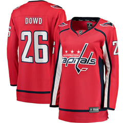 Nic Dowd Washington Capitals Fanatics Women's Home Breakaway Player Jersey - Red Jerseys
