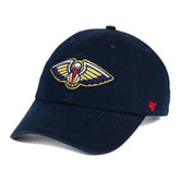 New Orleans Pelicans '47 Core Logo Clean Up Adjustable Hat - Navy cheap