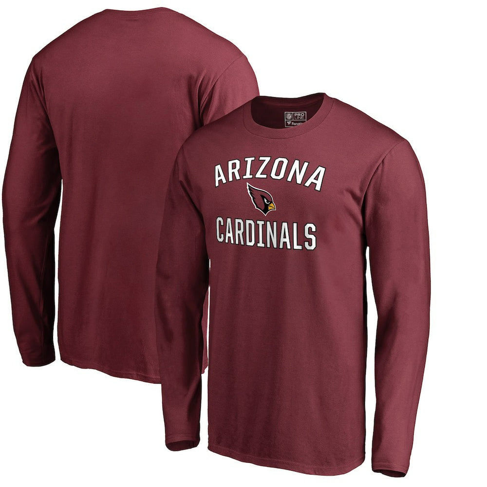 Arizona Cardinals Victory Arch Long Sleeve T-Shirt - Cardinal sale