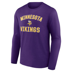 Minnesota Vikings Victory Arch Long Sleeve T-Shirt - Purple on sale