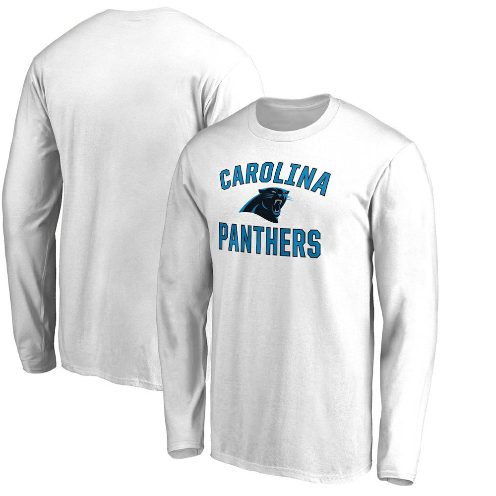 Carolina Panthers Victory Arch Long Sleeve T-Shirt - White for sale