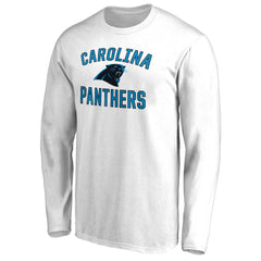 Carolina Panthers Victory Arch Long Sleeve T-Shirt - White for sale