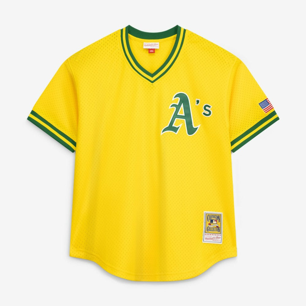 Mark McGwire Athletics Authentic Batting Practice Jersey Gold