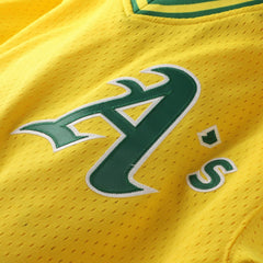 Mark McGwire Athletics Authentic Batting Practice Jersey Gold