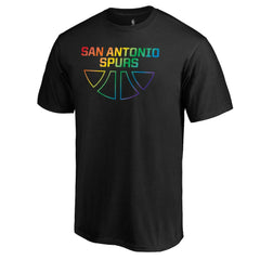 San Antonio Spurs Team Pride Wordmark T-Shirt - Black for sale