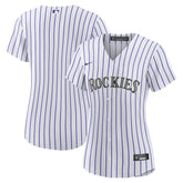 Colorado Rockies Women's Home Replica Team Jersey White