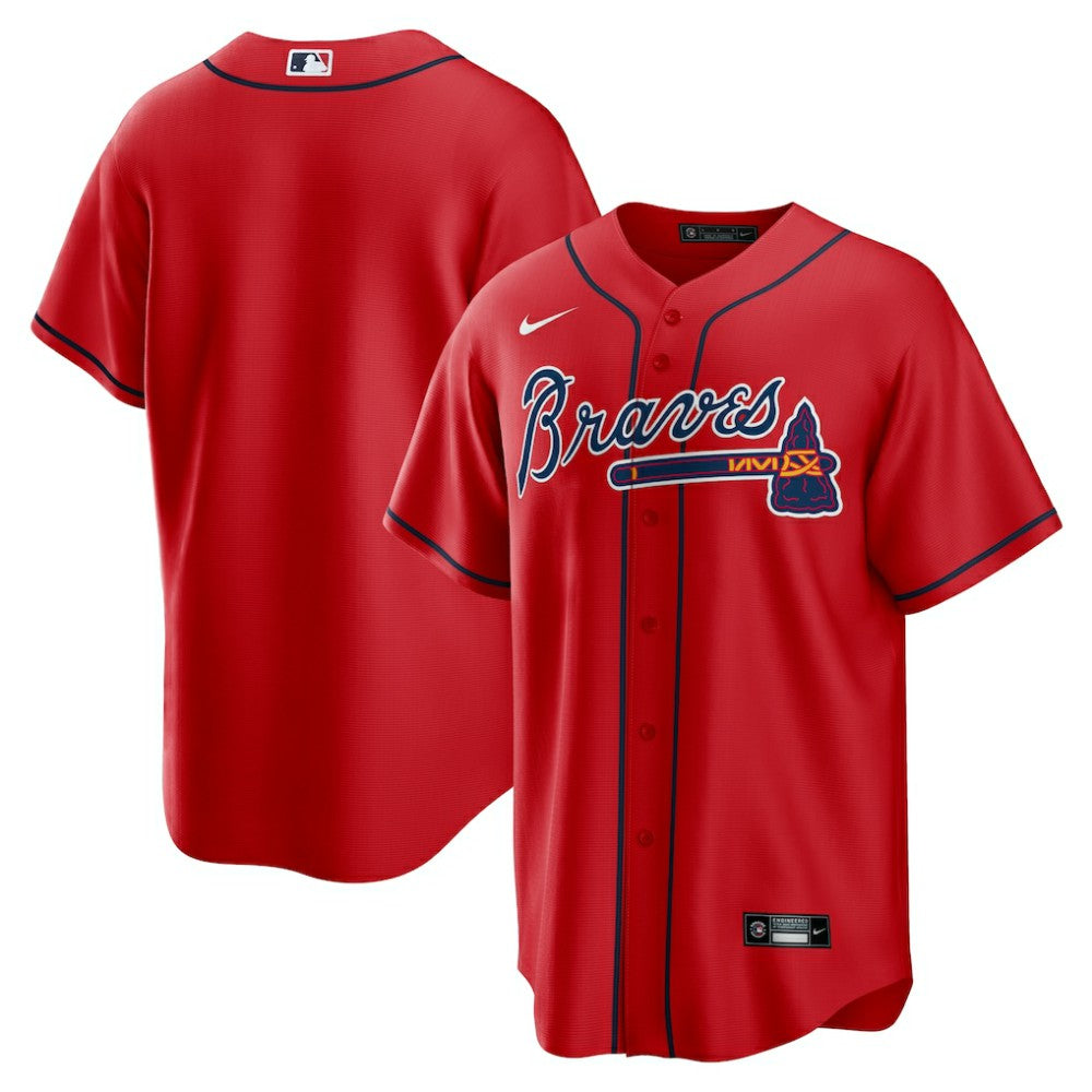 Atlanta Braves Alternate Replica Team Jersey Red