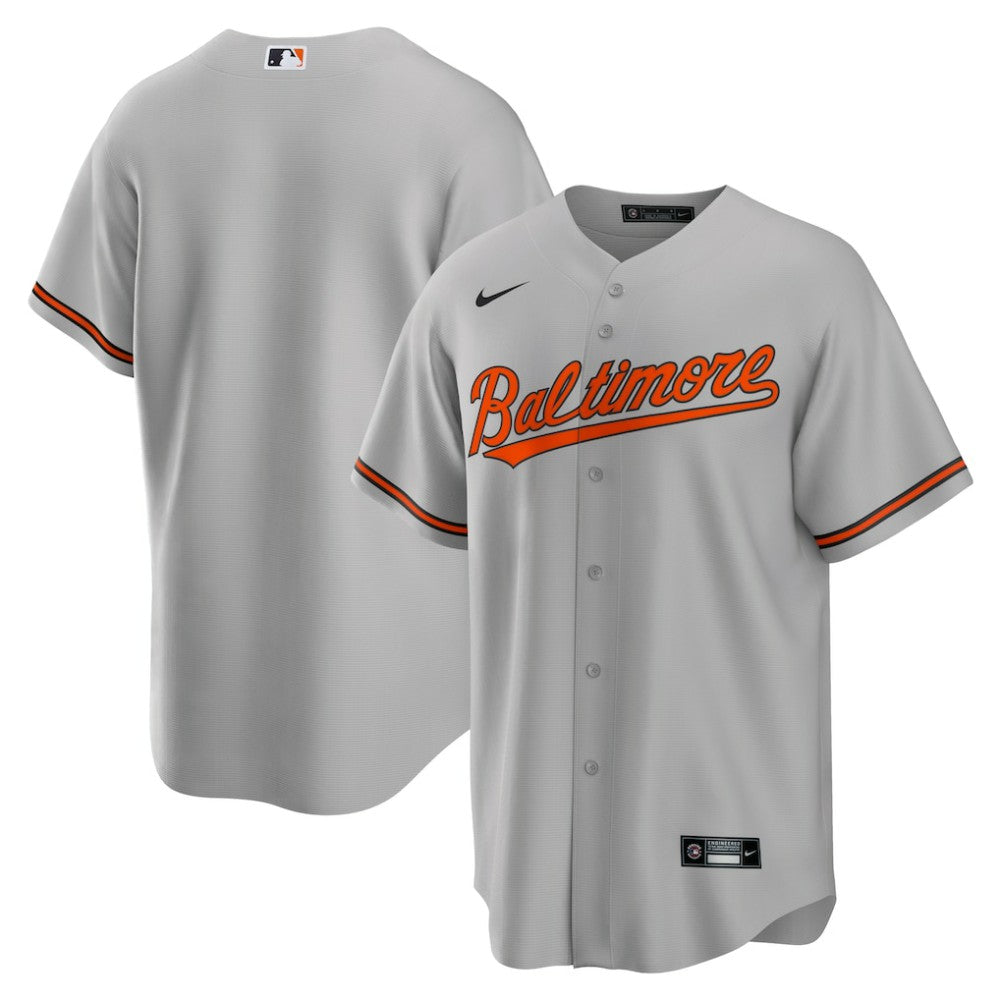 Baltimore Orioles Road Replica Team Jersey Gray